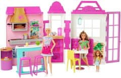 Mattel Barbie: Cook 'n Grill Restaurant Panenka a herní sada 