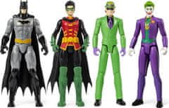 Mattel Batman balení 4 figurek - Batman, Robin, Joker, Riddler - 30 cm