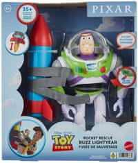 Mattel Mattel - Pixar Toy Story interaktivní figurka Buzz Lightyear s raketou (31cm)