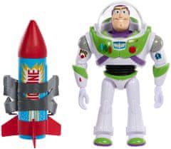 Mattel Mattel - Pixar Toy Story interaktivní figurka Buzz Lightyear s raketou (31cm)