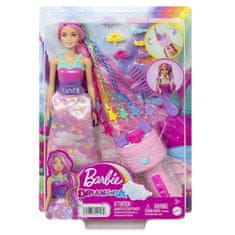 Mattel Mattel Barbie Dreamtopia Princezna s kadeřnickými doplňky