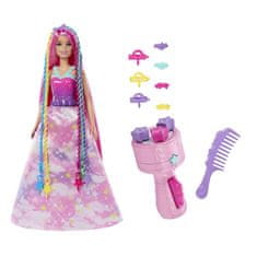 Mattel Mattel Barbie Dreamtopia Princezna s kadeřnickými doplňky