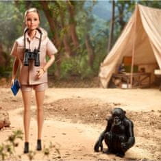 Mattel Mattel Barbie Signature Dr. Jane Goodallová, etoložka a ochránkyně přírody 