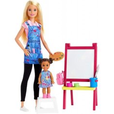 Mattel Mattel Barbie: Můžete být čímkoli - učitelka umění (GJM29)