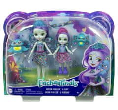 Mattel Mattel Enchantimals - Patter Peacock & Flap Sisters (HCF83)