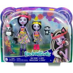 Mattel Mattel Enchantimals - Sage Skunk & Caper Sisters (HCF82)