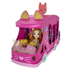 Mattel Mattel Enchantimals Glam Party - Kočičí módní obchod na kolech