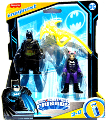 Mattel Mattel Imaginext: DC Super Friends - Akční figurky Batmana a Cat Woman (HGX82)