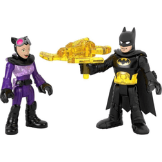 Mattel Mattel Imaginext: DC Super Friends - Akční figurky Batmana a Cat Woman (HGX82)