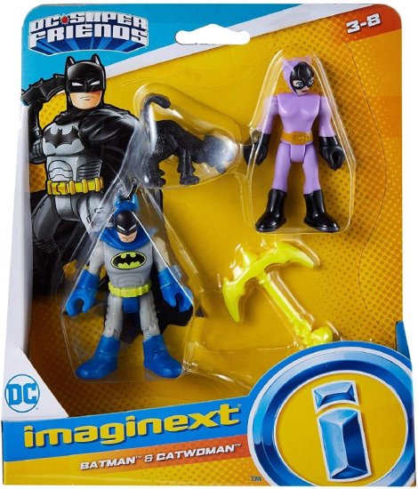 Mattel Mattel Imaginext: DC Super Friends - Batman & Catwoman akční figurky (GWP59)