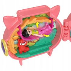 Mattel Mattel Polly Pocket Pocketkový medailonek panda červená, HKV49