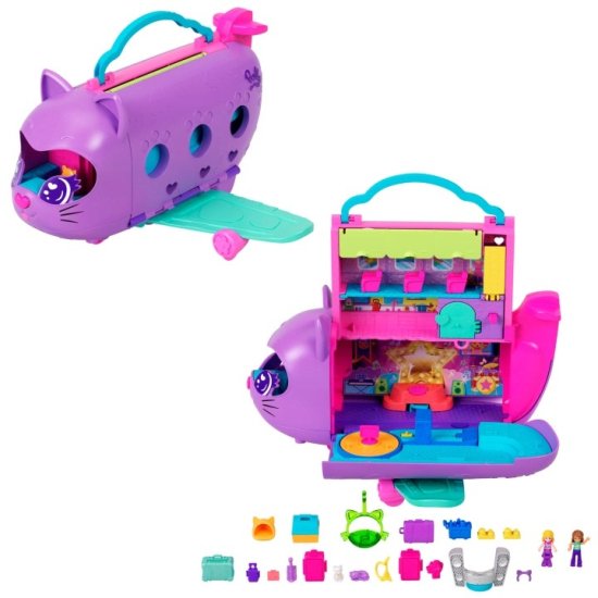 Mattel Mattel Polly Pocket: KOČIČÍ LETADLO