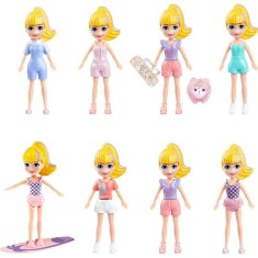 Mattel Mattel Polly Pocket: Pidi svět do kapsy - Velký módní balíček panenek s oblečky