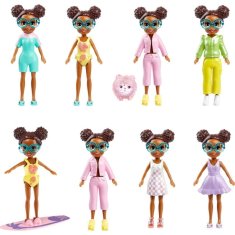 Mattel Mattel Polly Pocket: Pidi svět do kapsy - Velký módní balíček panenek s oblečky