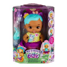 Mattel My Garden Baby miminko - modro-fialové koťátko (HHL22)