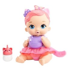 Mattel My Garden Baby miminko - růžovo-fialové koťátko (HHL21)