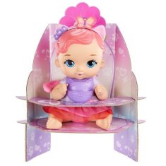 Mattel My Garden Baby miminko - růžovo-fialové koťátko (HHL21)