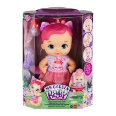 Mattel My Garden Baby miminko - růžovo-fialové koťátko (HHL21)