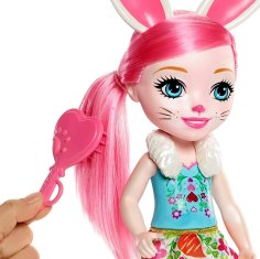 Mattel Velká panenka Mattel Enchantimals Huggable Cuties - Bree Bunny & Twist (30 cm) (FRH52)