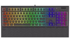 Endorfy herní klávesnice Omnis Pudd.Kailh BL RGB /USB/ blue switch / drátová / mechanická / US layout / černá RGB