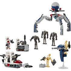 LEGO LEGO Star Wars 75372 Bitevní balíček klonového vojáka a bitevního droida