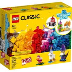 LEGO LEGO Classic 11013 Průhledné kreativní kostky