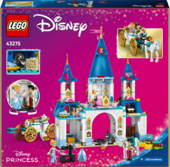 LEGO LEGO | Disney 43275 Popelčin zámek a kočár s koňmi