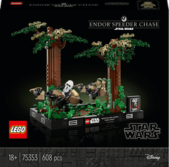 LEGO LEGO Star Wars 75353 Honička spídrů na planetě Endor – diorama