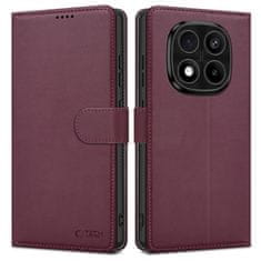 Tech-protect Wallet knížkové pouzdro na Xiaomi Redmi Note 14 Pro 5G / Pro Plus 5G / Poco X7 5G, bordové