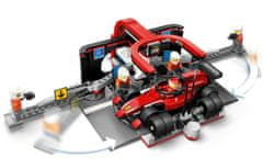 LEGO City 60443 Zastávka v boxech F1 a personál s vozem Ferrari