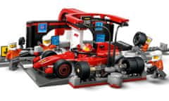 LEGO City 60443 Zastávka v boxech F1 a personál s vozem Ferrari