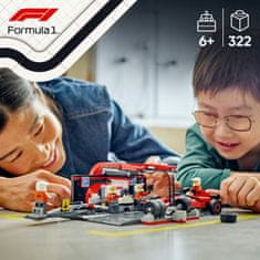 LEGO City 60443 Zastávka v boxech F1 a personál s vozem Ferrari