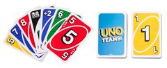 Mattel UNO Teams, zábavná karetní hra pro celou rodinu HXT58