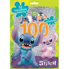 HADEX 100 samolepek s omalovánkovými listy Lilo & Stitch