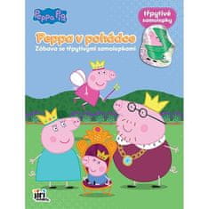 HADEX Zábava se třpytivými samolepkami Prasátko Peppa