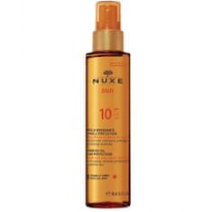 Nuxe Bronzující olej na opalování na obličej a tělo Sun SPF 10 (Tanning Oil Low Protection) 150 ml