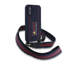 Red Bull Zadní kryt Silicone Vertical Logo MagSafe + Crossbody Popruh pro iPhone 16 Navy