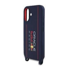 Red Bull Zadní kryt Silicone Vertical Logo MagSafe + Crossbody Popruh pro iPhone 16 Navy