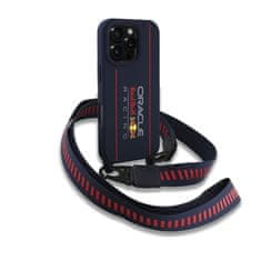 Red Bull Zadní kryt Silicone Vertical Logo MagSafe + Crossbody Popruh pro iPhone 16 Pro Max Navy