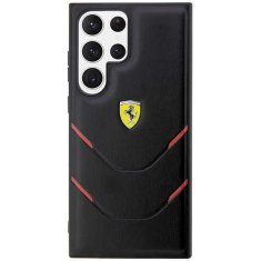 Ferrari FEHCS23LPBAK hard silikonové pouzdro Samsung Galaxy S23 ULTRA 5G black Hot Stamp Lines