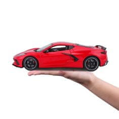 Maisto - 2020 Chevrolet Corvette Stingray, červená, 1:18