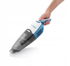 TopKing Tyčový vysavač bezdrátový HYUNDAI 2 v 1 LED turbobrush bílá/modrá