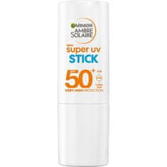 Garnier Neviditelná opalovací tyčinka SPF 50+ Ambre Solaire Super UV (Stick) 9 ml