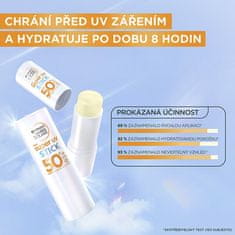 Garnier Neviditelná opalovací tyčinka SPF 50+ Ambre Solaire Super UV (Stick) 9 ml