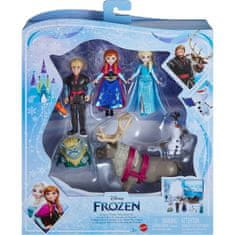 Disney Frozen Disney Frozen Pohádková kniha malé panenky Anna a Elsa s kamarády.