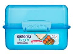 Sistema Sistema Lunch Krabička na oběd s 2 oddíly 1,4 l, modrá