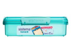 Sistema Sistema Lunch Krabička na svačinu s 2 oddělenými přihrádkami 975 ml, mátová