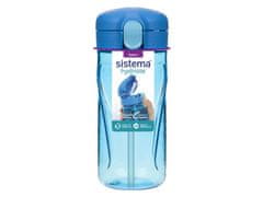 Sistema Sistema Hydrate Láhev Quick Flip Top s brčkem 520 ml, modrá