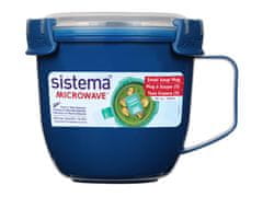 Sistema Sistema Microwave Hrnek na polévku 565 ml, modrá