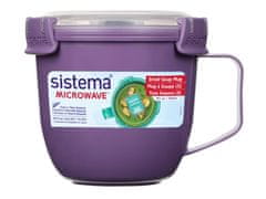 Sistema Sistema Microwave Hrnek na polévku 565 ml, fialová